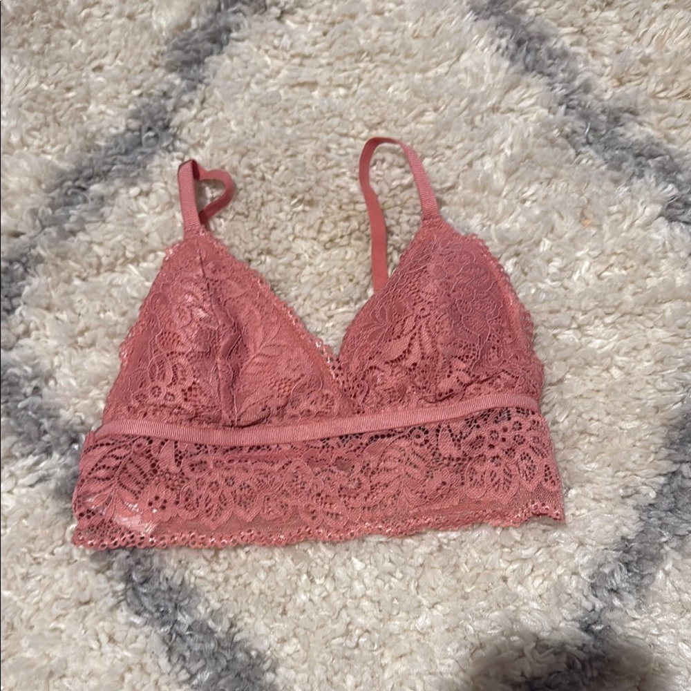 Lace Bralette in Pink